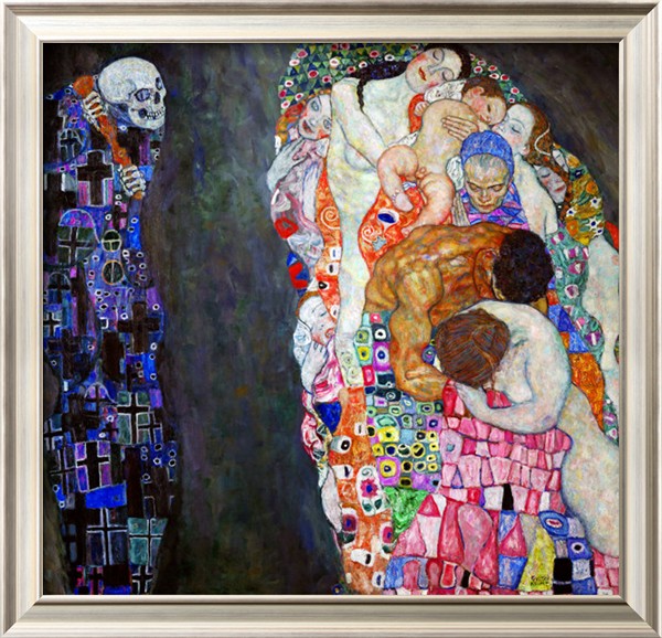 Life and Death - Gustav Klimt Paintings